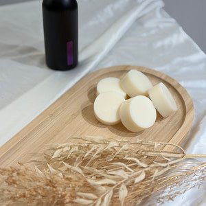 Fondant en forme de galet blanc
